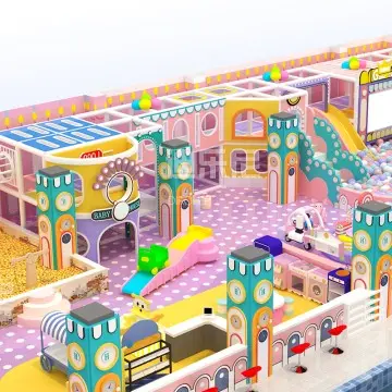 Dirolep Park Macaroon Themed macaron Themed Commercial Indoor Playground colorful Indoor Play Centers innovative Kids Indoor Playground safe And Durable Macaron Themed