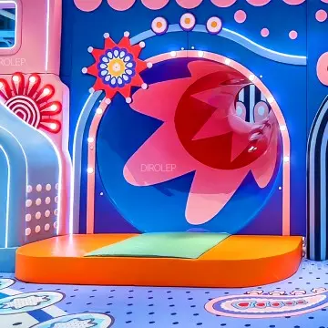 Dirolep ParK Trendy Themed kids playground Equipment custom Led Space Indoor Playground For Kids commercial interactive Kids Playground Equipment