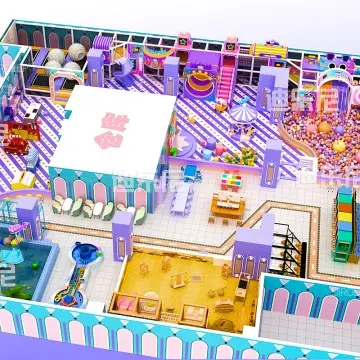 Dirolep ParK Trendy Themed Indoor Soft Playground Equipment Space Theme Indoor Commercial Playground Amusement Park Equipment for Kids