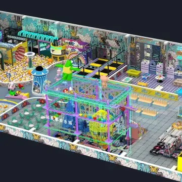Trendy Themed Children Indoor Playground  top equipment wholesaler From 3D layout planning to OEM manufacturing