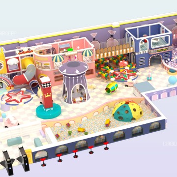Dirolep ParK Macaroon Themed hildren indoor playground factory free design support customization of children's amusement park