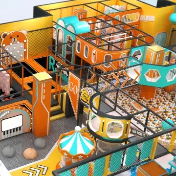 Morandi Themed  indoor amusement park equipment for kids Revolving Balls Commercial Soft Play Indoor Playground Equipment