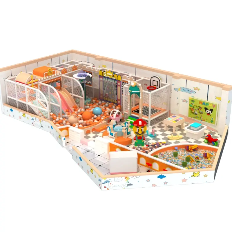 Indoor playground combination equipment for young children