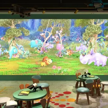 Dirolep Park Interactive Painting Game children indoor playground factory free design support customization of children's amusement park indoor playground equipment