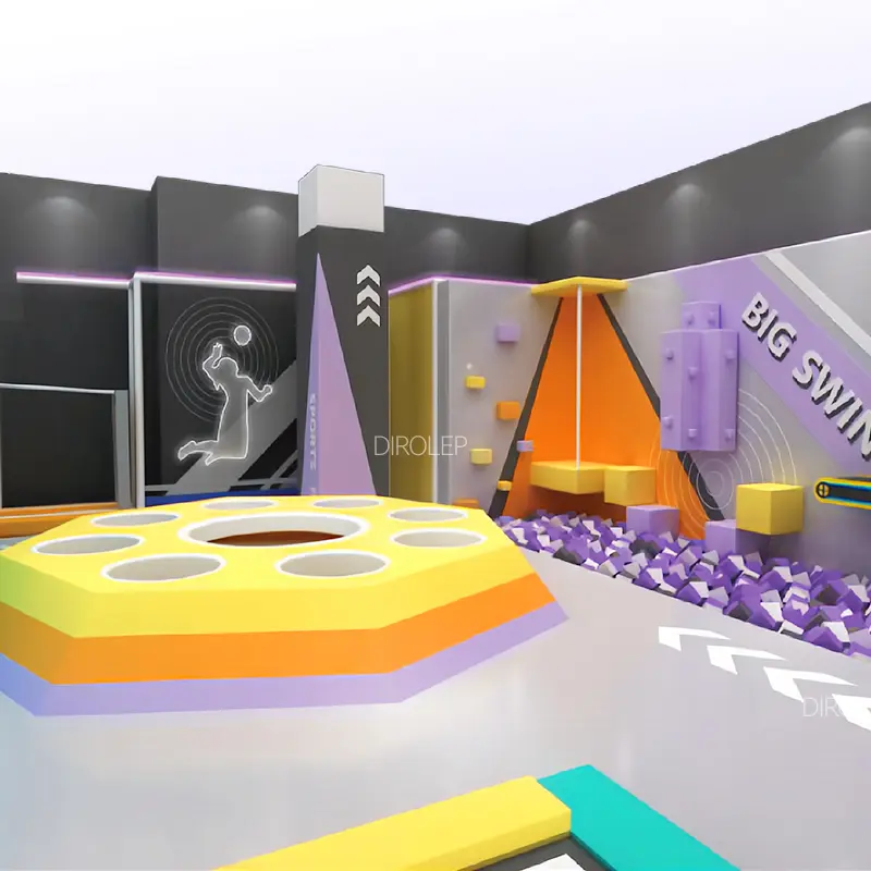 inside playground equipment