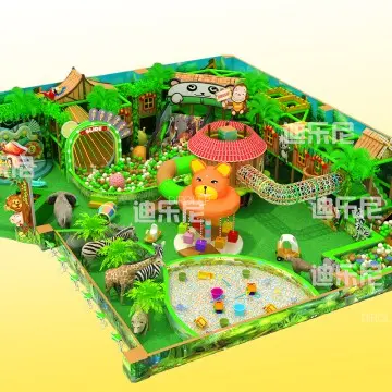 Dirolep ParK Jungle Themed childrens indoor jungle gym Play Area Equipment Indoor items In Indoor Playground funny Jungle Small Indoor Children Playground