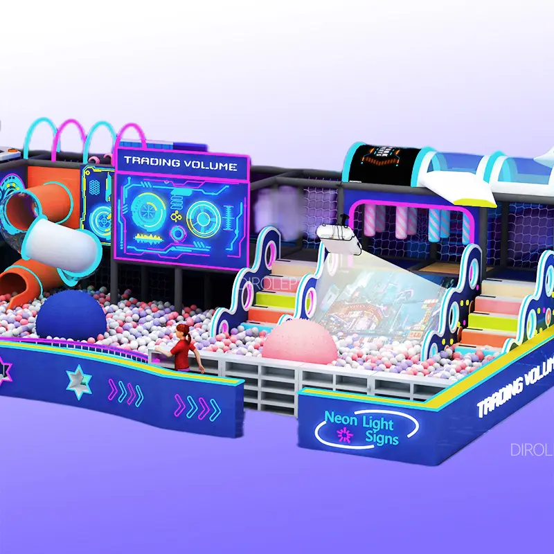 Plastic playground equipment factory