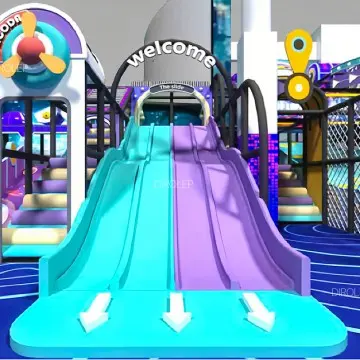 Dirolep Park Space Themed Commercial Children Playground Indoor Customized Kids Indoor Soft Play