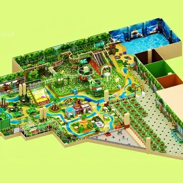 1. Professional Jungle Theme Indoor Playground Factory, Custom Indoor Play Equipment with Slides, Trampolines, Ball Pits and Ninja Courses