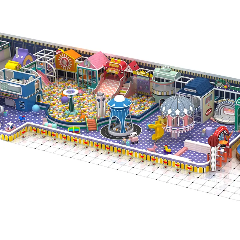 China Dileni Amusement Park Equipment Manufacturer for Large Indoor Children's Playground