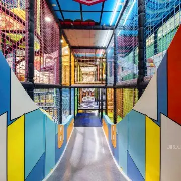 Custom Indoor Playground Equipment Supplier with Slide Trampoline Ball Pit Ninja Course High‑Rope Course Climbing Wall for Family Entertainment