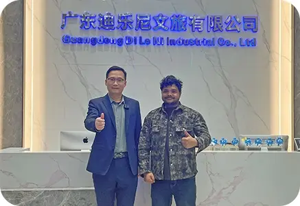 Indian clients visit and sign contracts at Dileni