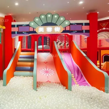 Dirolep Park Morandi Themed Indoor Playground with Air Blower Soft Play Obstacle Courses Interactive Game Play for Active Kids