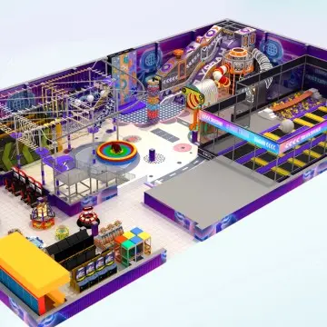 Custom Indoor Playground Solutions | Factory Direct Supply Slide Trampoline Climbing Ninja Course High‑Altitude Expansion Gear