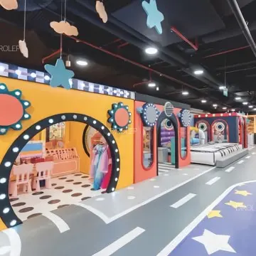 Morandi Themed Dirolep Park children indoor playground factory free designplayground soft slide kids cafe indoor slide play set for sale soft play slide