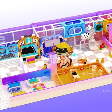 Dirolep Park Space Themed soft play children playground Immersive 360 Play-themed Indoor Children's Play Space 360 Play Innovative Indoor Play Equipment Indoor Play Set Supplier