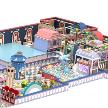 Super durable indoor children's slide amusement park