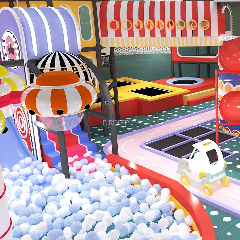 inside playground equipment