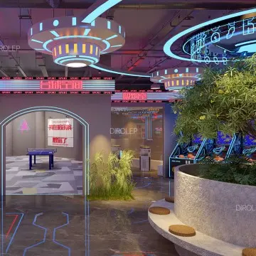 Trendy Themed Multi-Functional Indoor Playground Equipment Amusement Themed Park Games with Swing Sets for Children and Adults