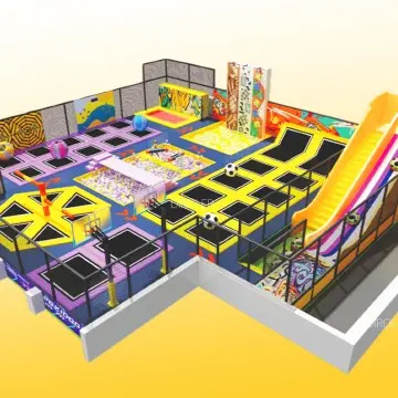 Dirolep ParK Trampoline park Free Design Amusement Parks Premium Soft Play Blue Ocean Kids Indoor Playground With Indoor Trampoline Kids Maze Customized softplay