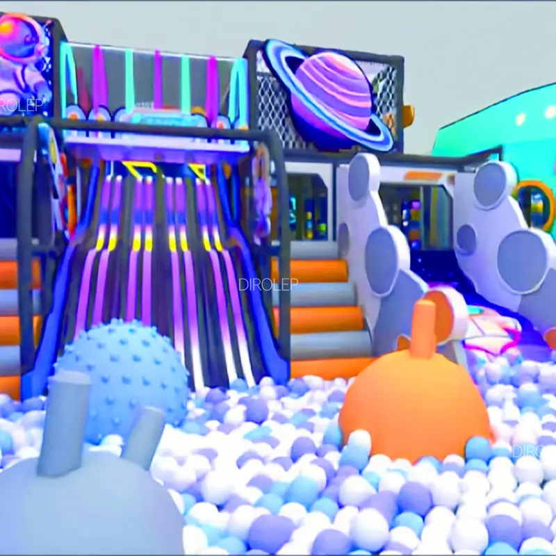 inside playground equipment