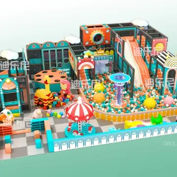 Dirolep Park Castle Themed Kids Indoor Play Factory Wholesale Castle Indoor Toddler Playground With Slide Soft Play soft Play kids commercial Indoor Playground kids softplay