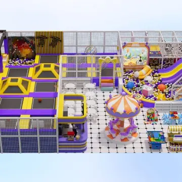 Dirolep ParK TrampolineCustomized Eco-friendly 5-13 Years Family Entertainment Center Plastic Indoor Playground For Shopping Malls Indoor Playground Equipment amusement Park