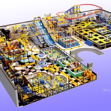 Dirolep ParK Trampoline park Indoor Kids Play Equipment 3-year Old Kids Equipment metal Indoor Play Area amusement Park Play Equipment commercial Playground shopping Mall