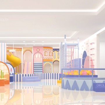 Macaron pastel indoor playground factory specializes in custom soft play equipment, candy-colored slides, bouncy trampolines and adventure climbing systems.