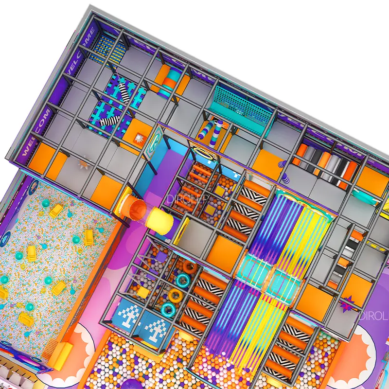 inside playground equipment