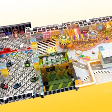 Wholesale Morandi Themed Indoor Play Facilities Factory Custom Playground Equipment for Mall and Park