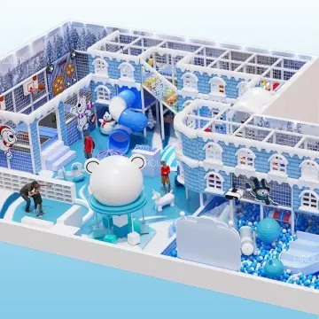 Castle Themed soft play equipment for amusement park support customization kids playground indoor equipment