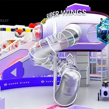 Dirolep ParK Trendy Themed Indoor Kids Adventure Park indoor Play Park Equipment play Park For Children steel Indoor Playground factory Direct Sale