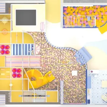 Full-service macaron indoor playground factory handles custom design, production and installation of slides, trampolines and all indoor play facilities.