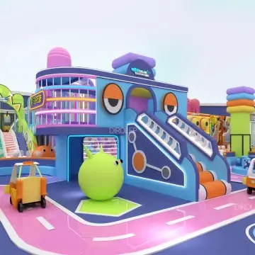 Trendy Themed Slide Park family Sports Center Indoor Playground Adventure Park sports Center adventure Park Equipment Children Playground Equipment