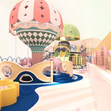 Morandi Themed free design support customization of children's amusement park Kids Indoor Playground for Children