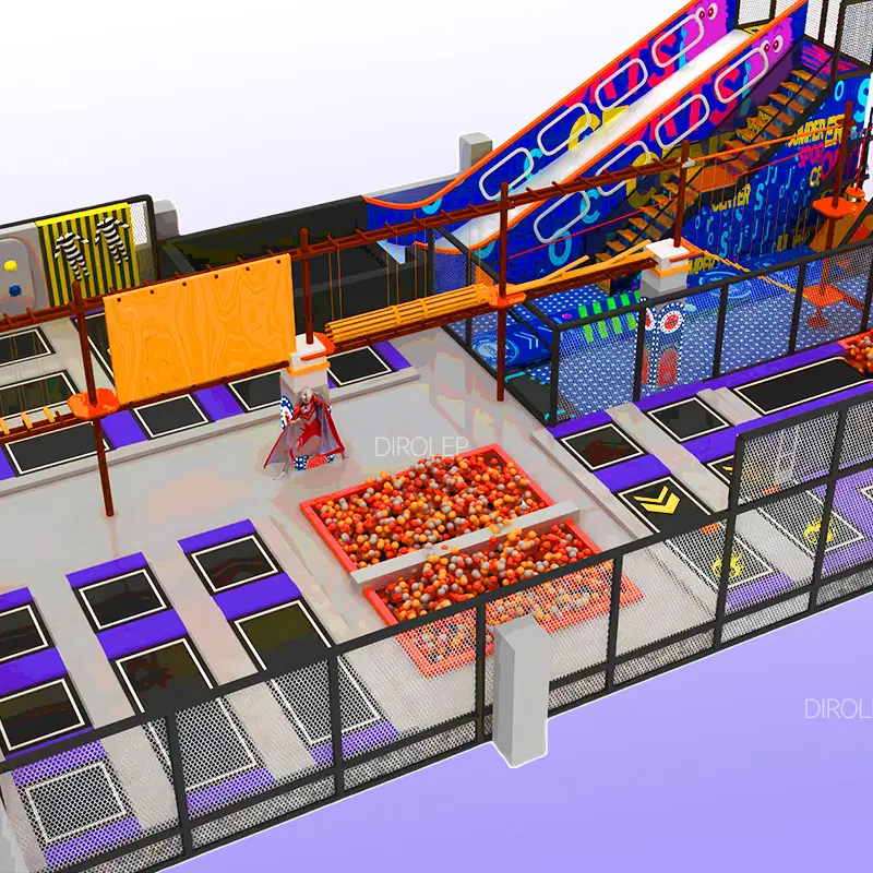 trampoline park equipment