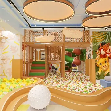 Dirolep ParK Jungle Themed Indoor Jungle Gym Customized Themed Park Amusement Play Indoor Playground With Trampoline Park Climbing Wall support customization