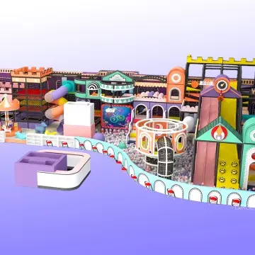 Dirolep Park Morandi Themed Indoor Soft Playground Equipment Indoor Commercial Playground Amusement Park Equipment for Kids Custom playground factory