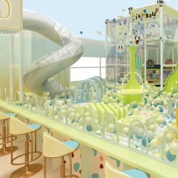 Macaroon Themed Customizable Macaron Themed Indoor Playground Structures Perfect for Creating Safe and Enjoyable Play Areas in Daycare Centers