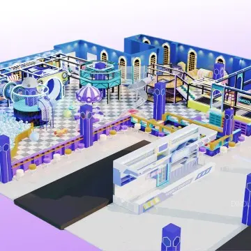 Dirolep Park Space Themed Commercial Playground Equipment colorful Macaron Themed Indoor Playgrounds For Toddlers innovative Indoor Playground Supplier