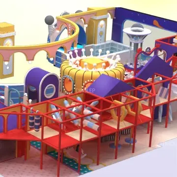 Morandi Themed  Customized Playground Equipment Children Indoor Playground ASTM Certified Factory Price of Indoor Play Customized Size Available