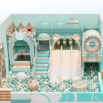 Dirolep ParK Macaroon Themed Commercial Playground Kindergarten Children Indoor Combination Plastic Slide Indoor Playground Equipment China Manufacturer