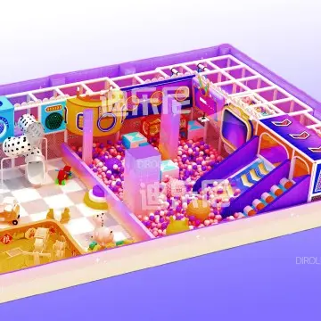 Dirolep Park Space Themed vibrant Cartoon Themed Indoor Playground Equipment creative Cartoon Themed Children's Indoor Playground high Quality Mazes Themed Indoor Activity Centers