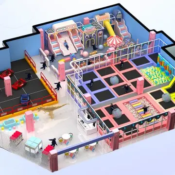Trampoline park Children Indoor Playground  a factory-direct supplier offer customization