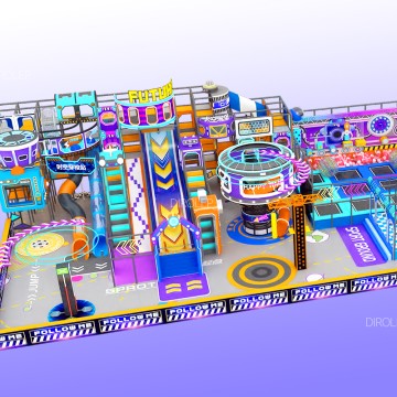 Dirolep ParK Trendy Themed Supplier Indoor Playground for Hotel Lobby Kids Zone Attract Family Guests Improve Service
