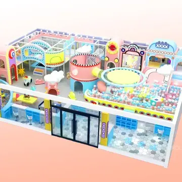 Dirolep ParK Macaroon Themed Indoor Play Structures colorful Macaron Themed Play Structures For Kids innovative Macaron Themed Indoor Play Areas high Quality Macaron Themed