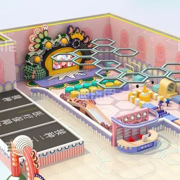 Dirolep Park Macaroon Themed Kids' Indoor Playground Equipment baby Playground children Playground kids Playground play Ground playground Equipment kids Indoor Playground