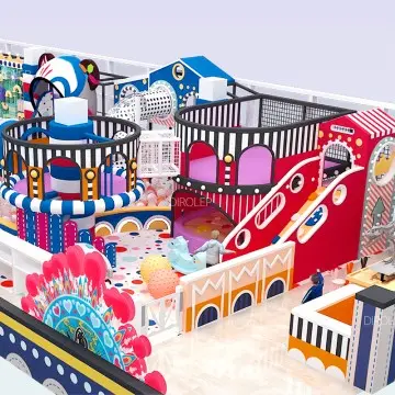Morandi Themed  amusement Park Play Center ball Pool Indoor Playground shopping Mall Play Equipment steel Indoor Playground commercial Kids Indoor Soft Play Center